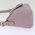 FENDI Mamma Baguette Shoulder Bag Leather Pinkyk12859A