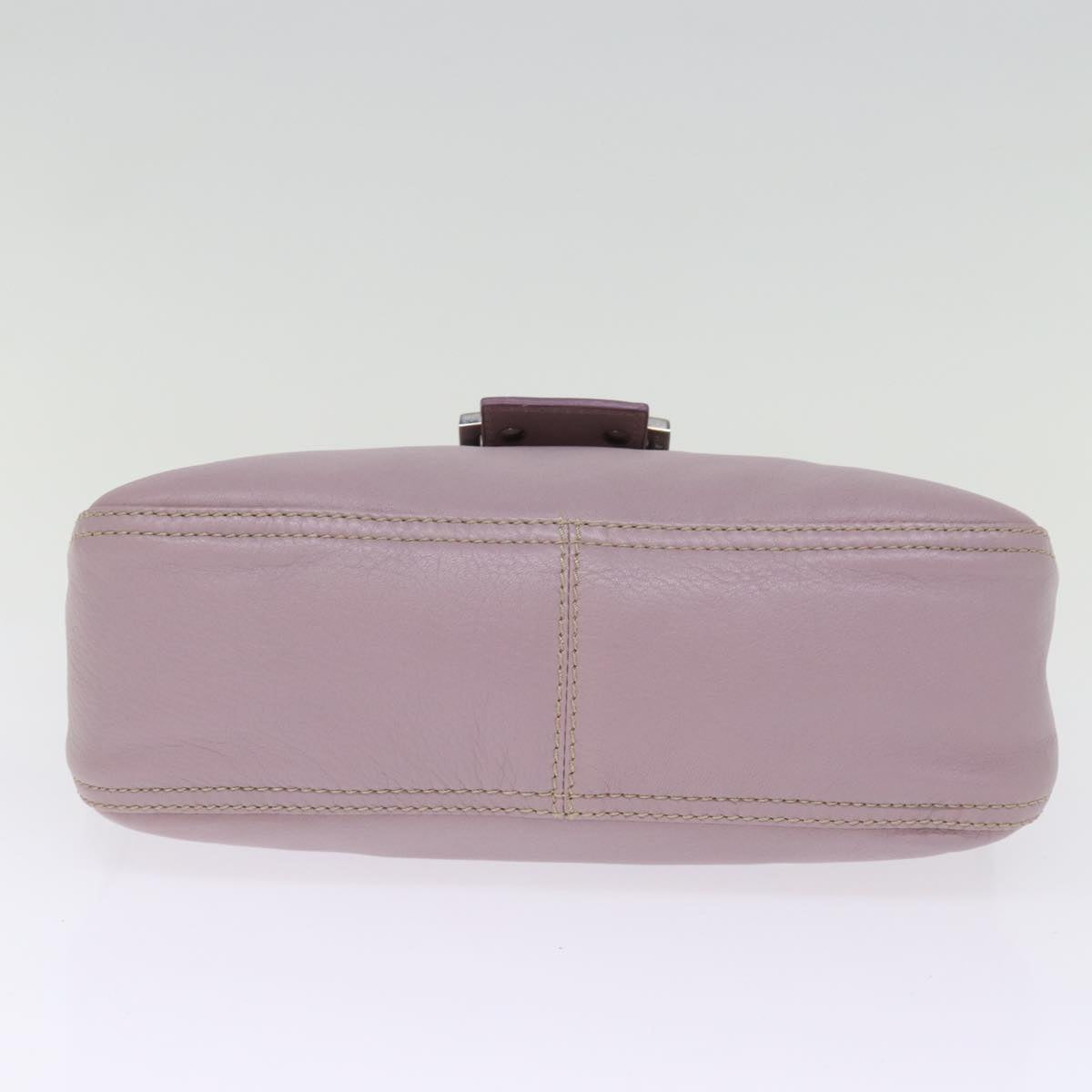 FENDI Mamma Baguette Shoulder Bag Leather Pinkyk12859A