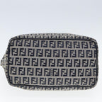 FENDI Zucchino Canvas Hand Bag Navyyk12887
