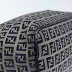 FENDI Zucchino Canvas Hand Bag Navyyk12887
