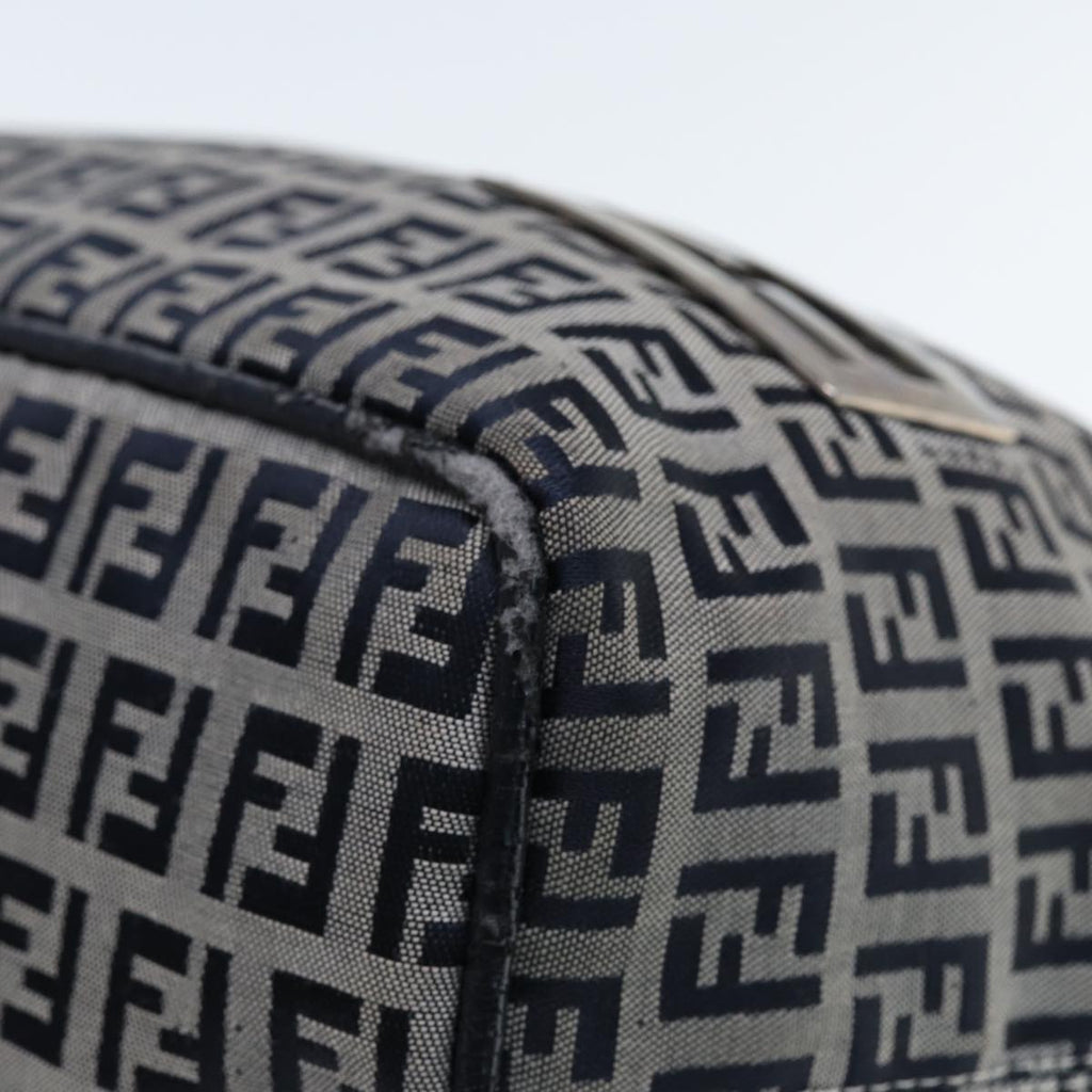 FENDI Zucchino Canvas Hand Bag Navyyk12887