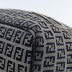 FENDI Zucchino Canvas Hand Bag Navyyk12887