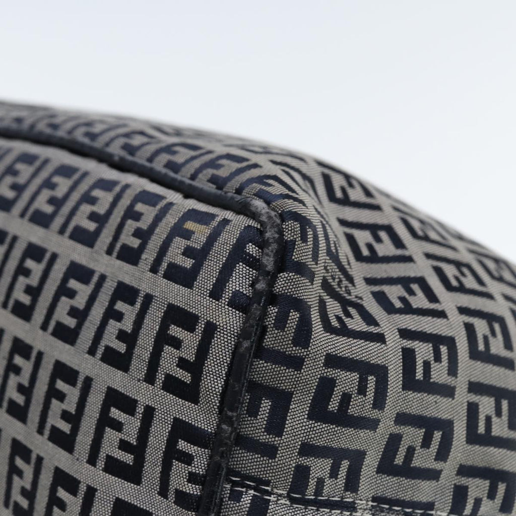 FENDI Zucchino Canvas Hand Bag Navyyk12887
