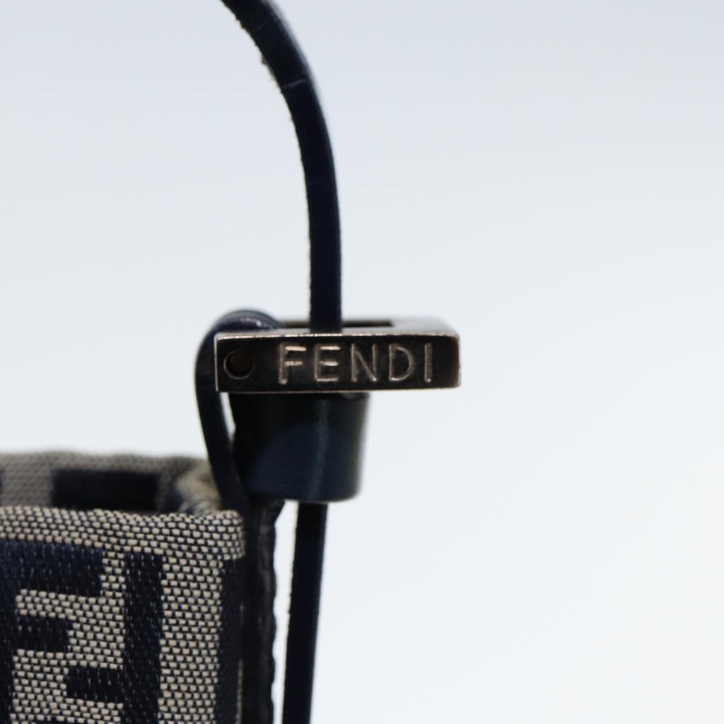 FENDI Zucchino Canvas Hand Bag Navyyk12887