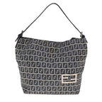 FENDI Zucchino Canvas Hand Bag Navyyk12887