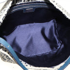 FENDI Zucchino Canvas Hand Bag Navyyk12887