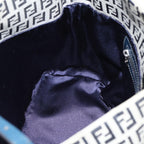 FENDI Zucchino Canvas Hand Bag Navyyk12887