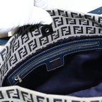 FENDI Zucchino Canvas Hand Bag Navyyk12887