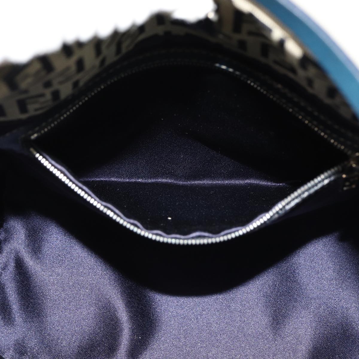 FENDI Zucchino Canvas Hand Bag Navyyk12887