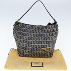 FENDI Zucchino Canvas Hand Bag Navyyk12887