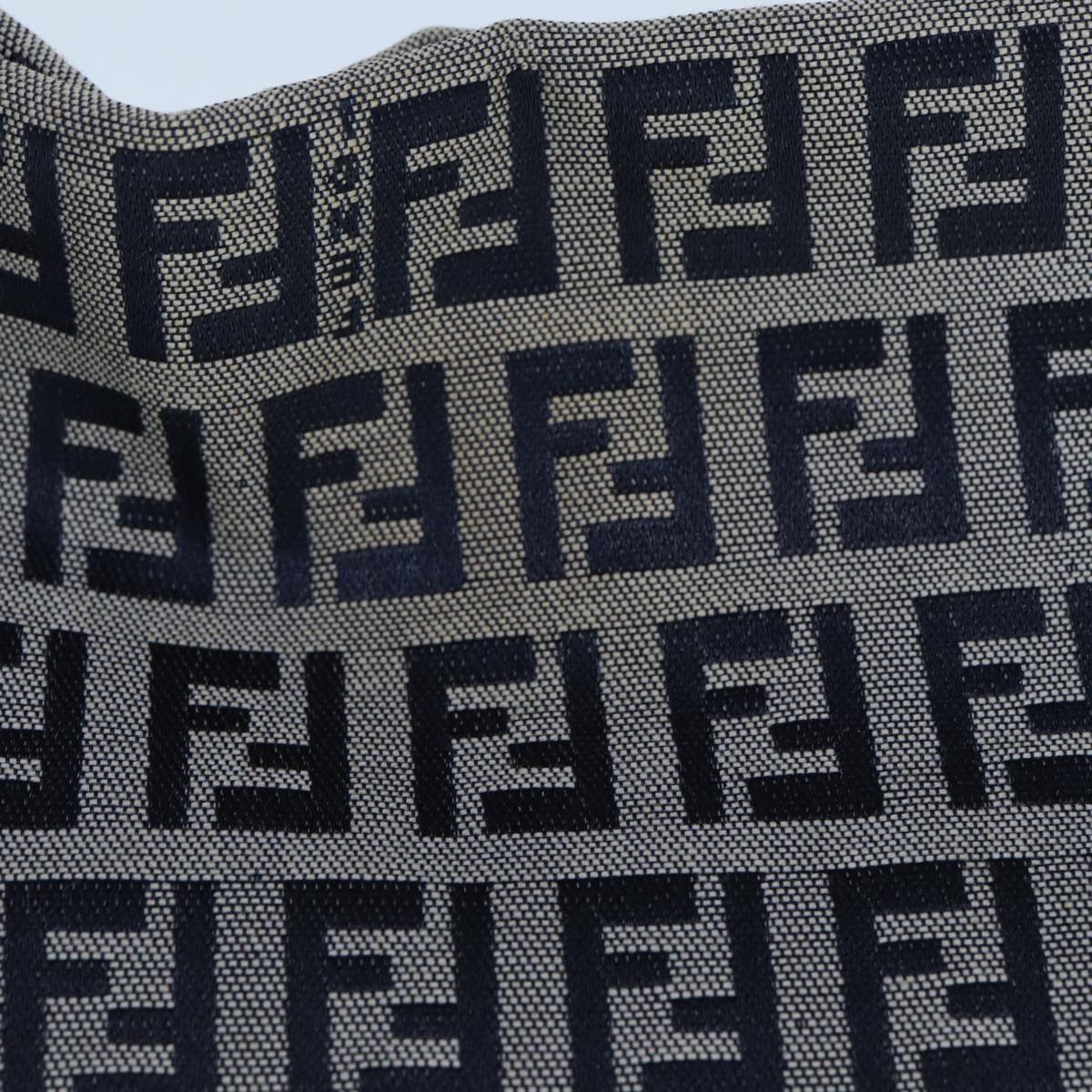 FENDI Zucchino Canvas Hand Bag Navyyk12887