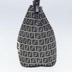 FENDI Zucchino Canvas Hand Bag Navyyk12887