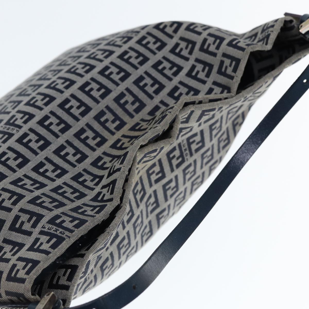 FENDI Zucchino Canvas Hand Bag Navyyk12887