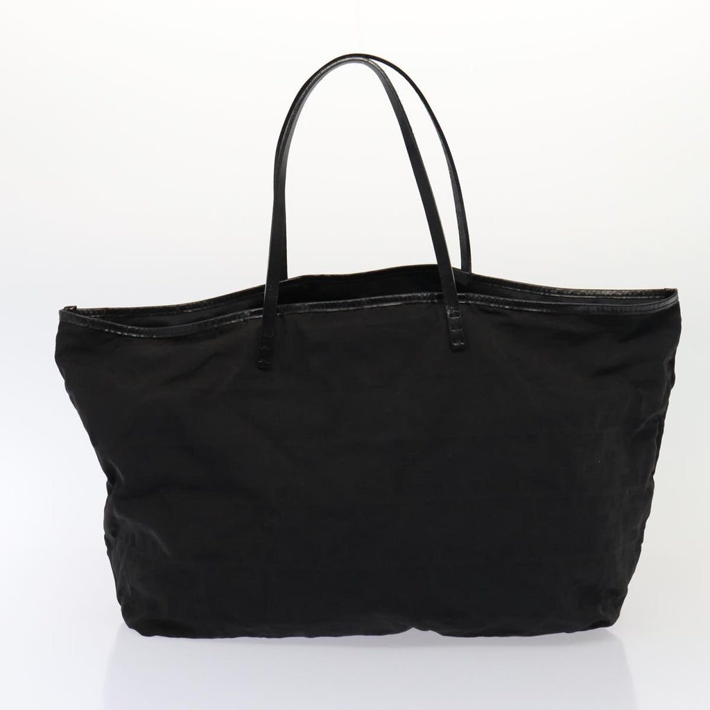 FENDI Zucca Canvas Shoulder Bag 3Set Black Brownyk12908