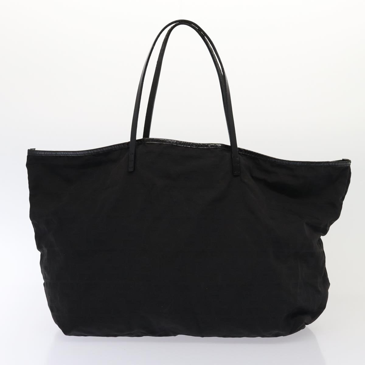 FENDI Zucca Canvas Shoulder Bag 3Set Black Brownyk12908