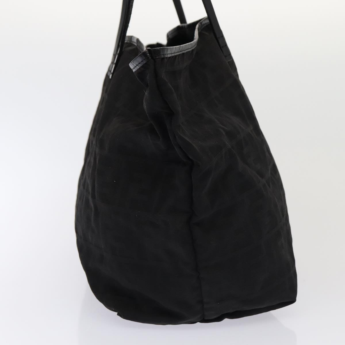 FENDI Zucca Canvas Shoulder Bag 3Set Black Brownyk12908