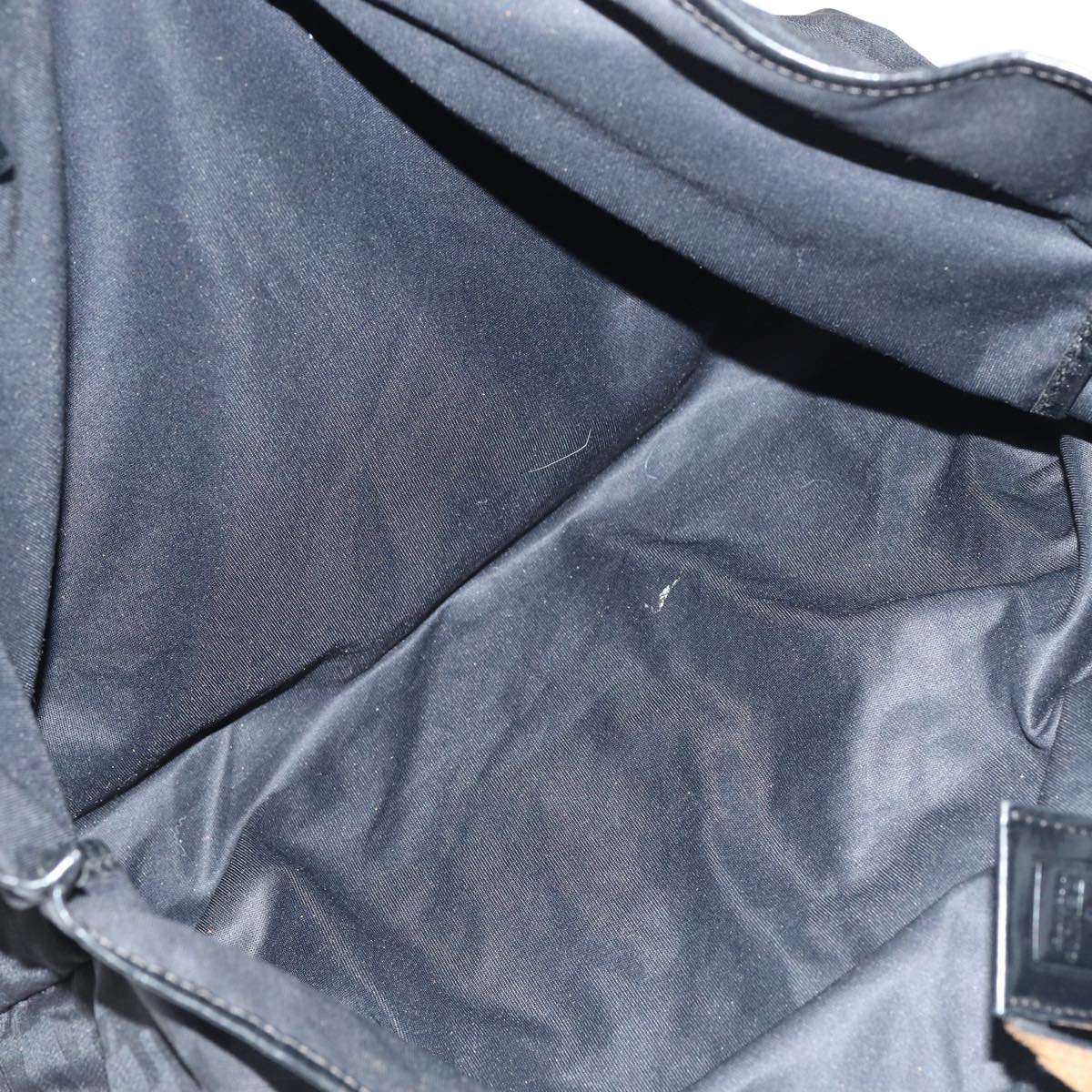 FENDI Zucca Canvas Shoulder Bag 3Set Black Brownyk12908