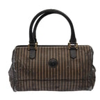 FENDI Zucca Canvas Shoulder Bag 3Set Black Brownyk12908