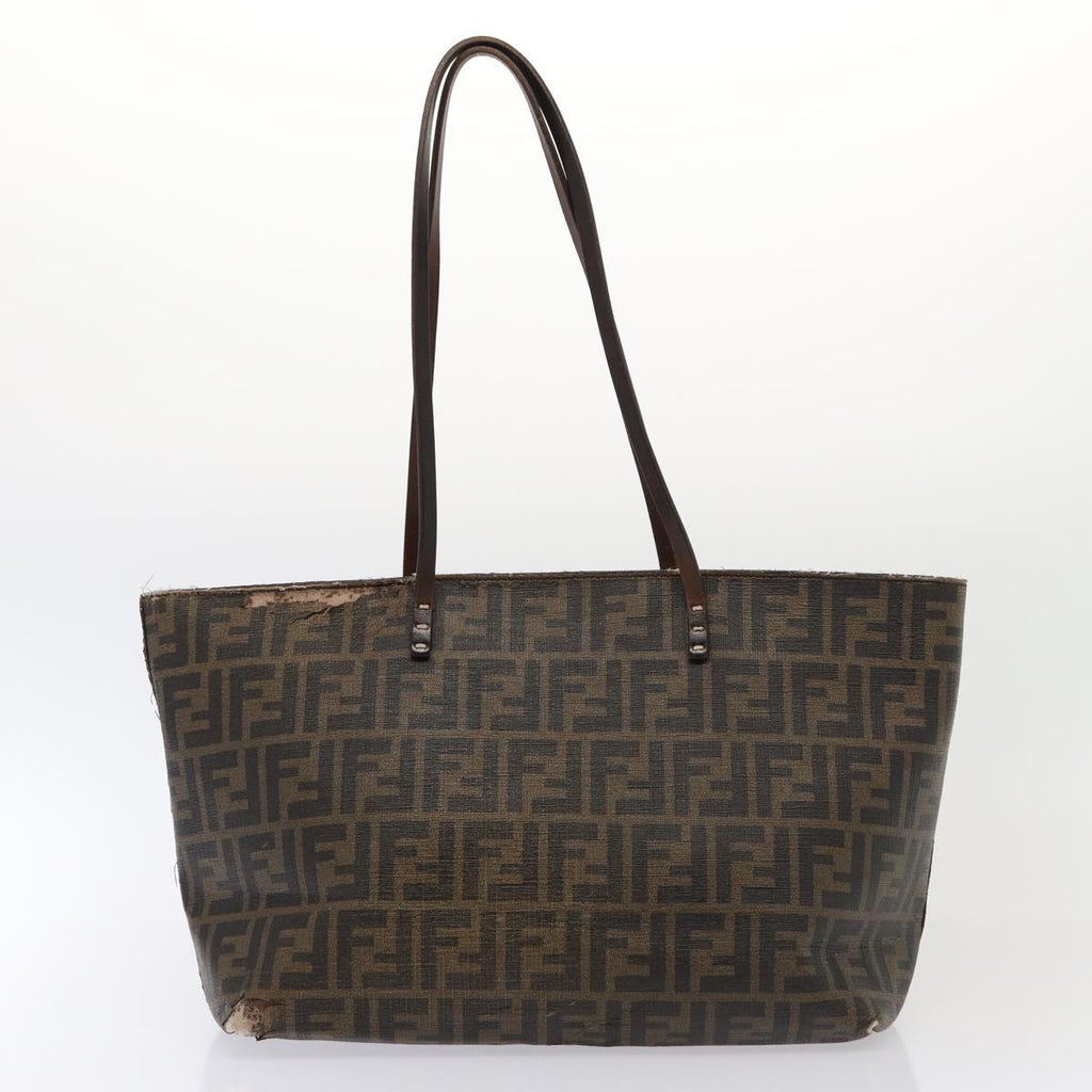 FENDI Zucca Canvas Shoulder Bag 3Set Black Brownyk12908