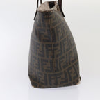 FENDI Zucca Canvas Shoulder Bag 3Set Black Brownyk12908