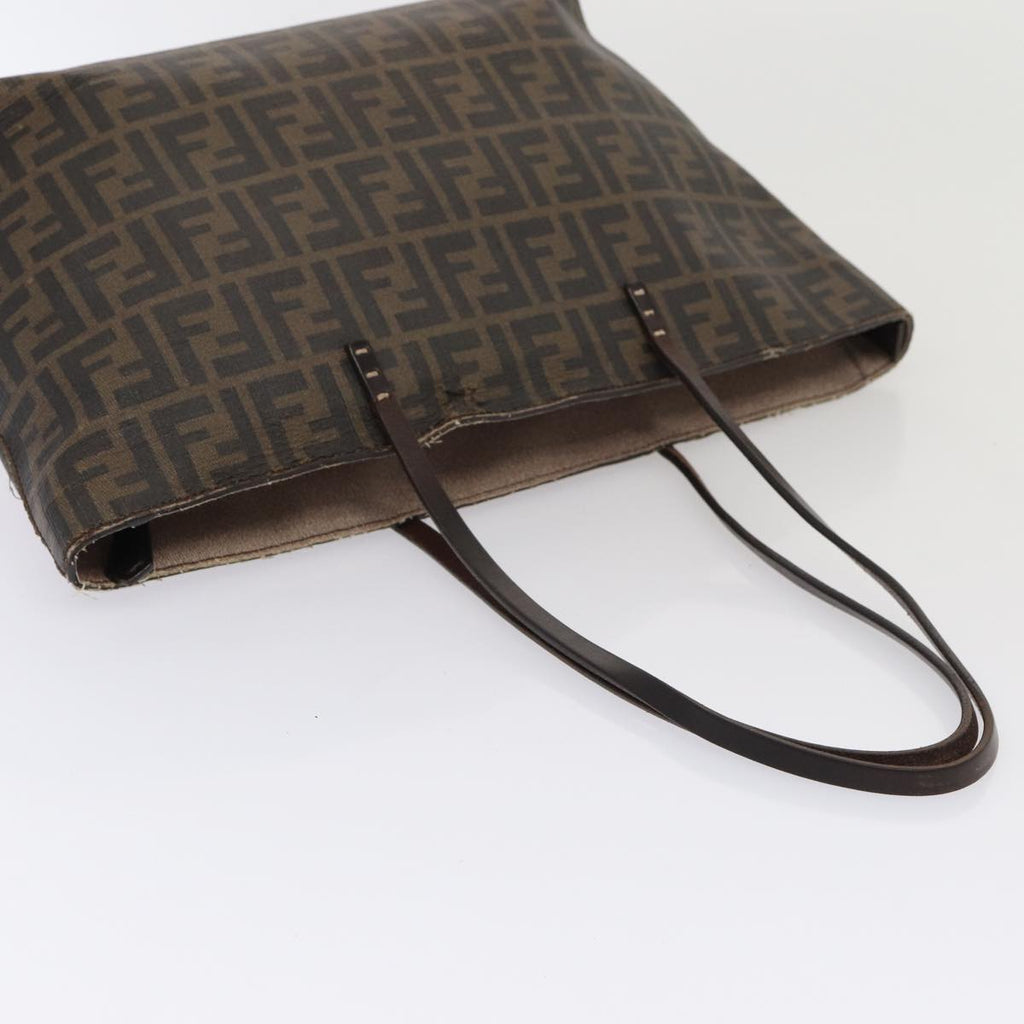 FENDI Zucca Canvas Shoulder Bag 3Set Black Brownyk12908