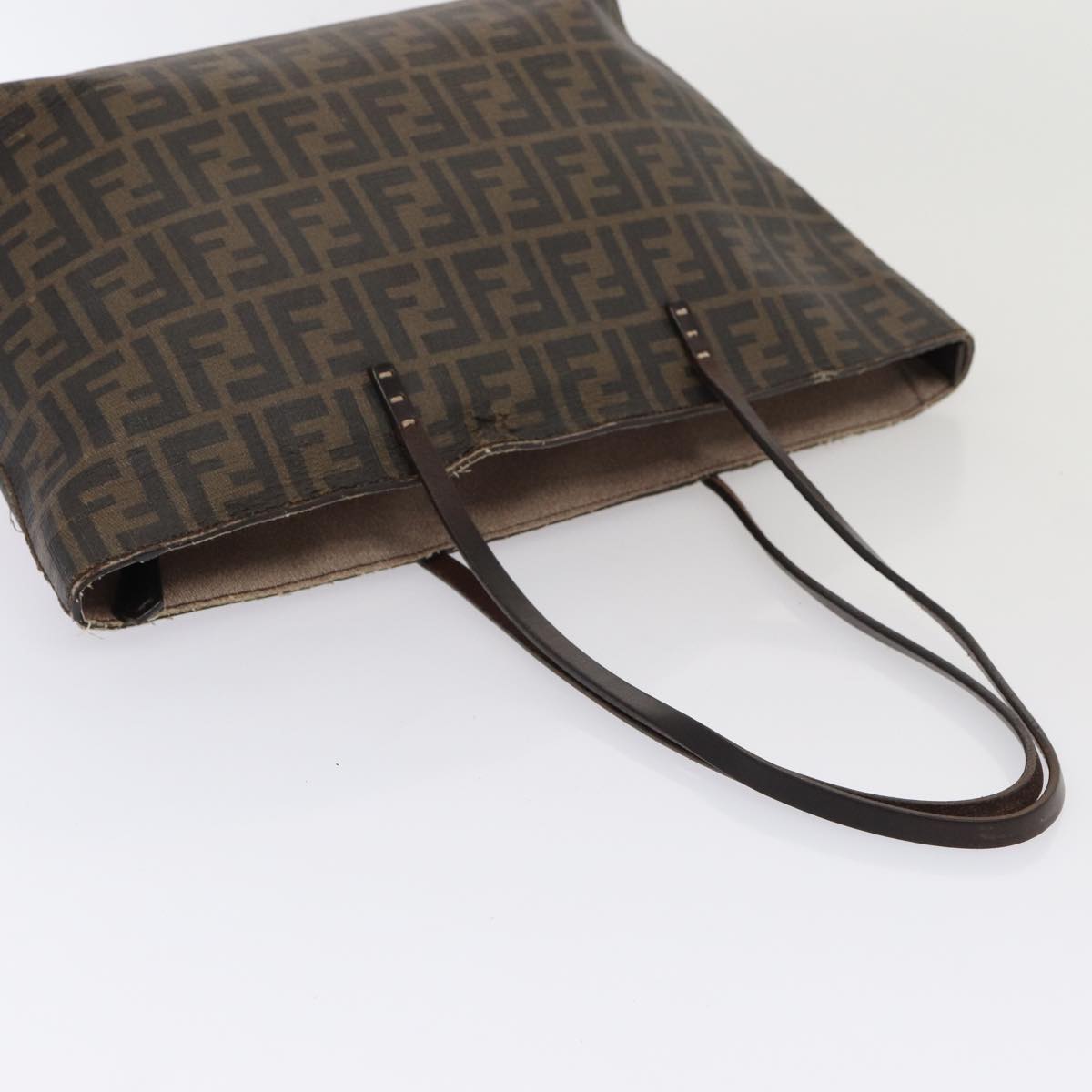 FENDI Zucca Canvas Shoulder Bag 3Set Black Brownyk12908