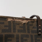 FENDI Zucca Canvas Shoulder Bag 3Set Black Brownyk12908