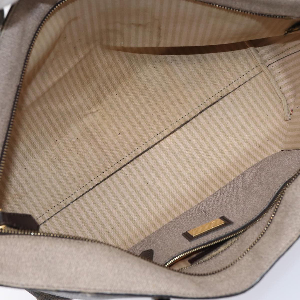 FENDI Zucca Canvas Shoulder Bag 3Set Black Brownyk12908