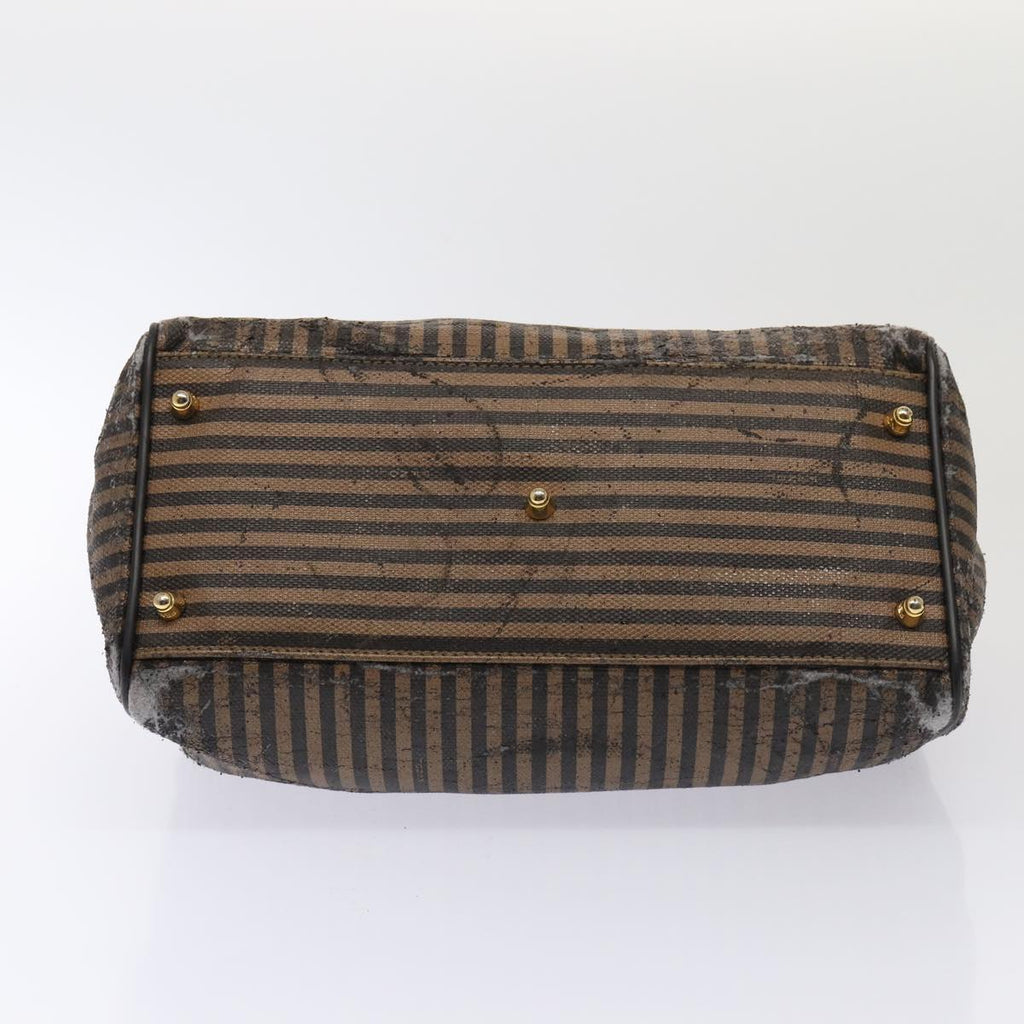 FENDI Zucca Canvas Shoulder Bag 3Set Black Brownyk12908