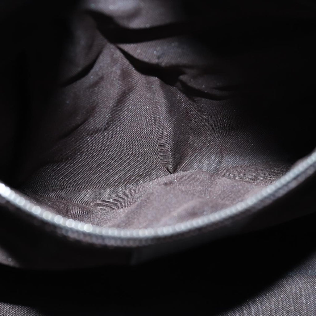 FENDI Zucca Canvas Mamma Baguette Shoulder Bag Black Brownyk12916