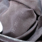 FENDI Zucca Canvas Mamma Baguette Shoulder Bag Black Brownyk12916