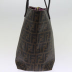 FENDI Zucca Canvas Tote Bag Black Brownyk12917