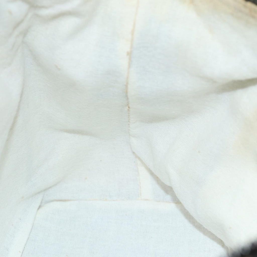 FENDI Zucca Canvas Hand Bag Black Brownyk12930