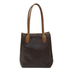 CELINE Macadam Canvas Shoulder Bag PVC Leather Brown 13031