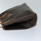 CELINE Macadam Canvas Shoulder Bag PVC Leather Brown 13031