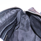 FENDI Zucchino Canvas Hand Bag Brown Blackyk13139
