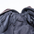 FENDI Zucchino Canvas Hand Bag Brown Blackyk13139