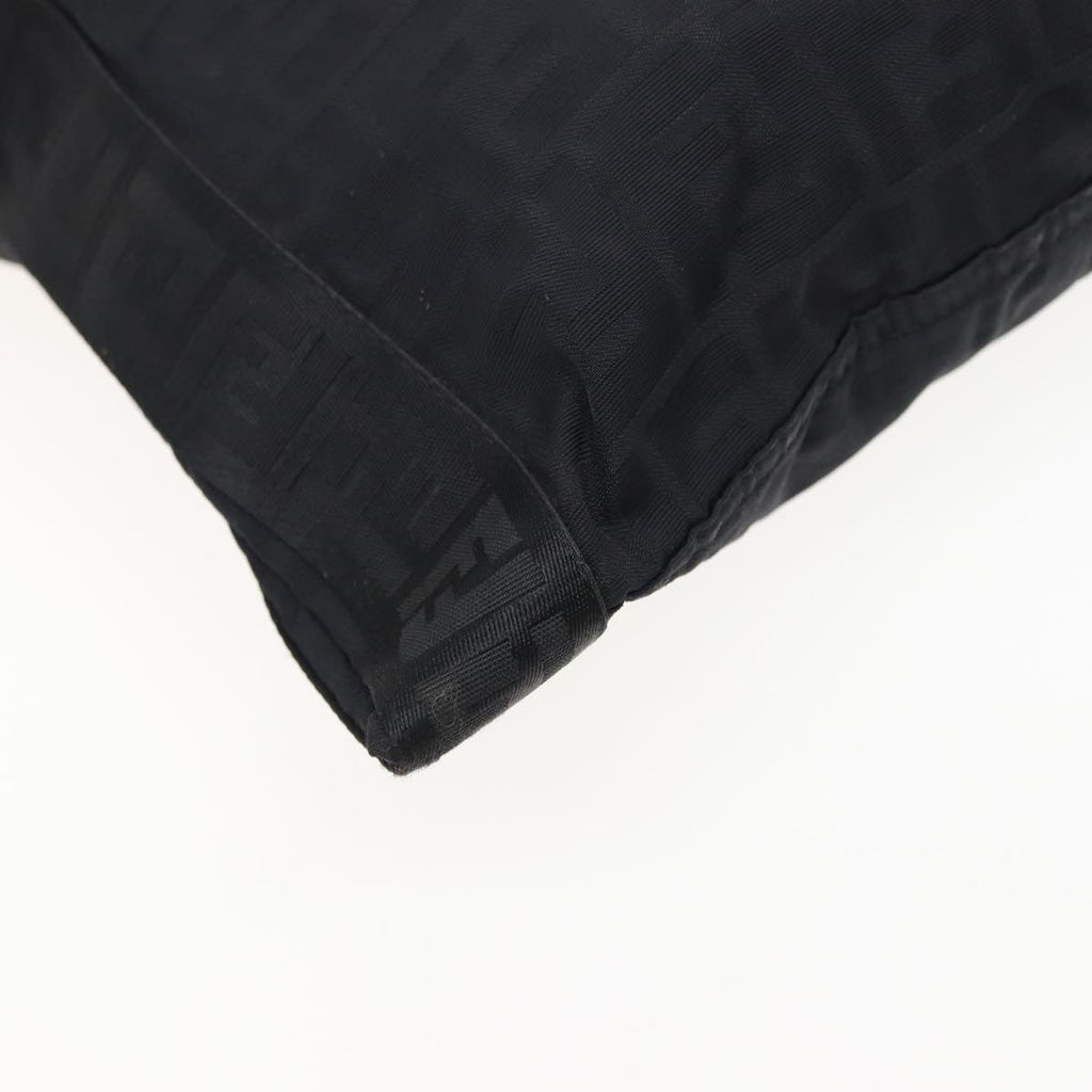 FENDI Zucca Canvas Shoulder Bag Blackyk13192