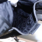 FENDI Zucca Canvas Shoulder Bag Blackyk13192