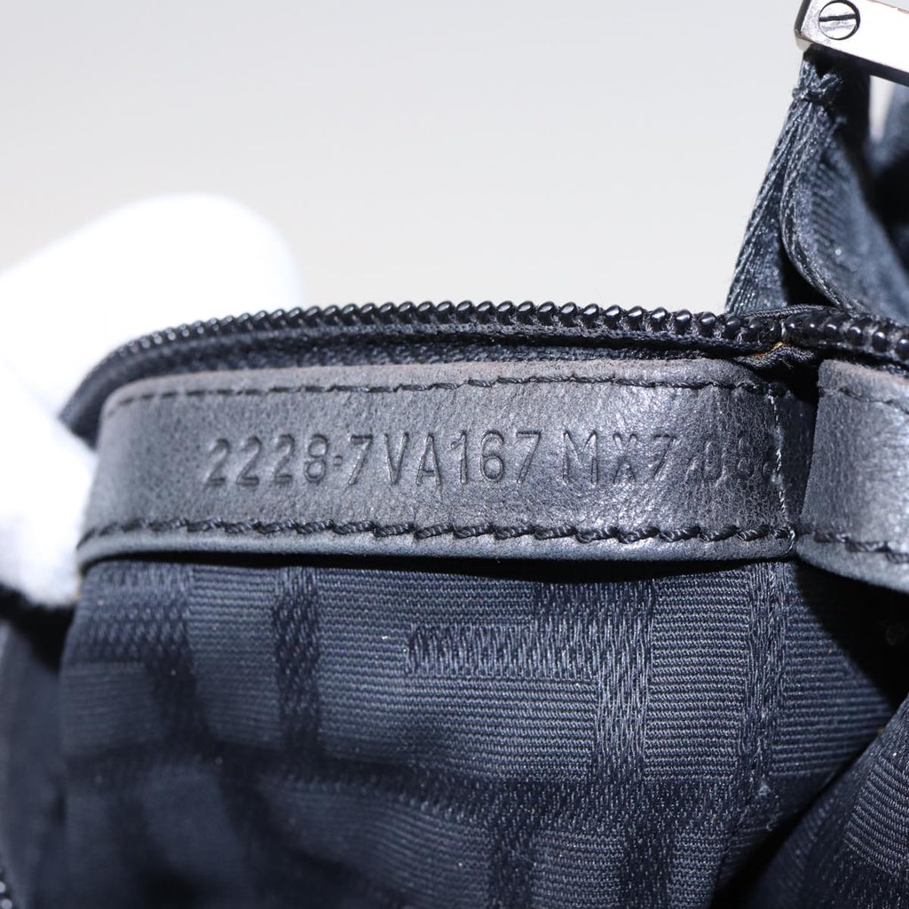 FENDI Zucca Canvas Shoulder Bag Blackyk13192