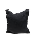 FENDI Zucca Canvas Shoulder Bag Blackyk13192
