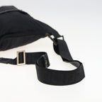 FENDI Zucca Canvas Shoulder Bag Blackyk13192