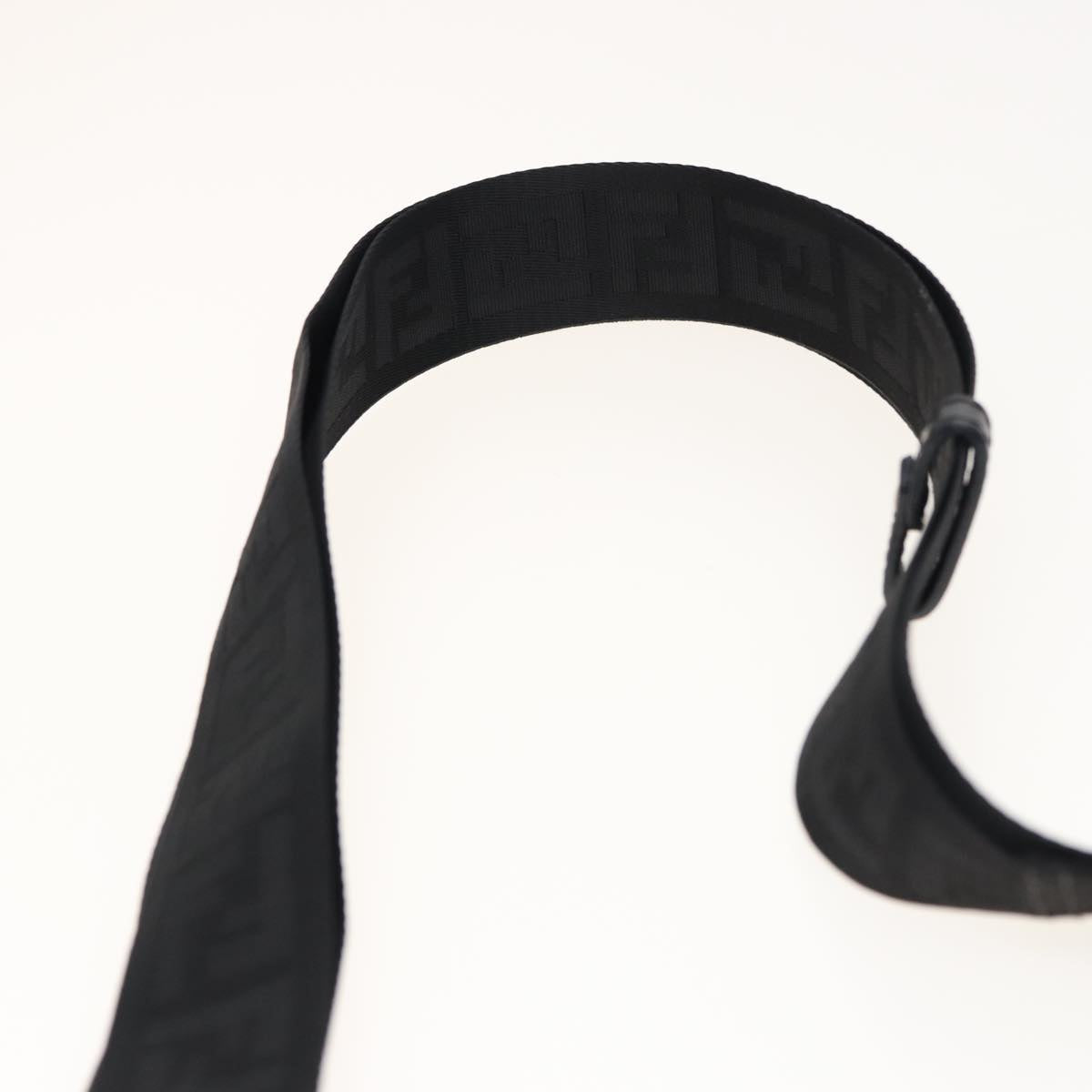 FENDI Zucca Canvas Shoulder Bag Blackyk13192