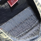 FENDI Zucca Canvas Tote Bag Black Brownyk13205