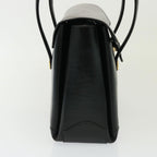 CELINE Hand Bag Leather Black 13208