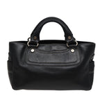CELINE Boogie bag Hand Bag Leather Black 13395