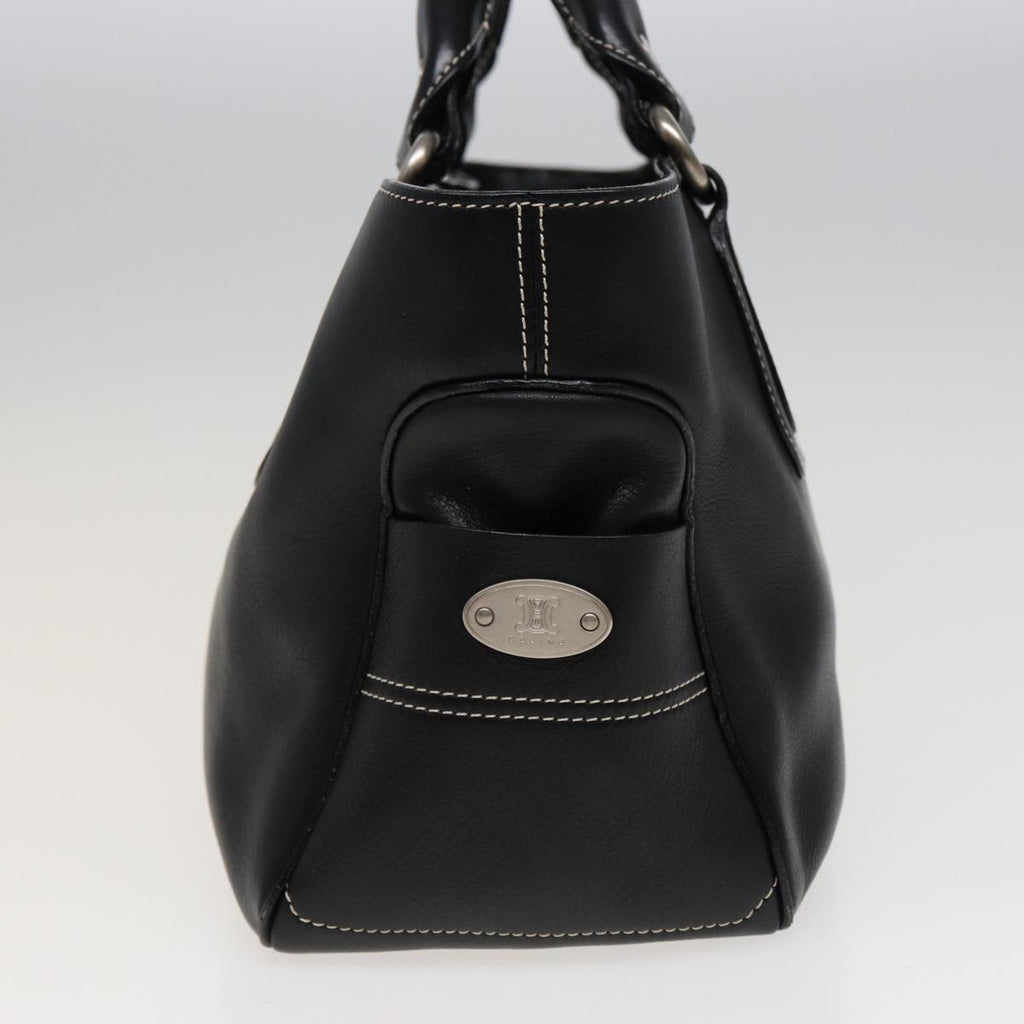 CELINE Boogie bag Hand Bag Leather Black 13395