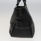 CELINE Boogie bag Hand Bag Leather Black 13395