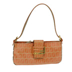 FENDI Mamma Baguette Zucchino Shoulder Bag Enamel Orangeyk13461