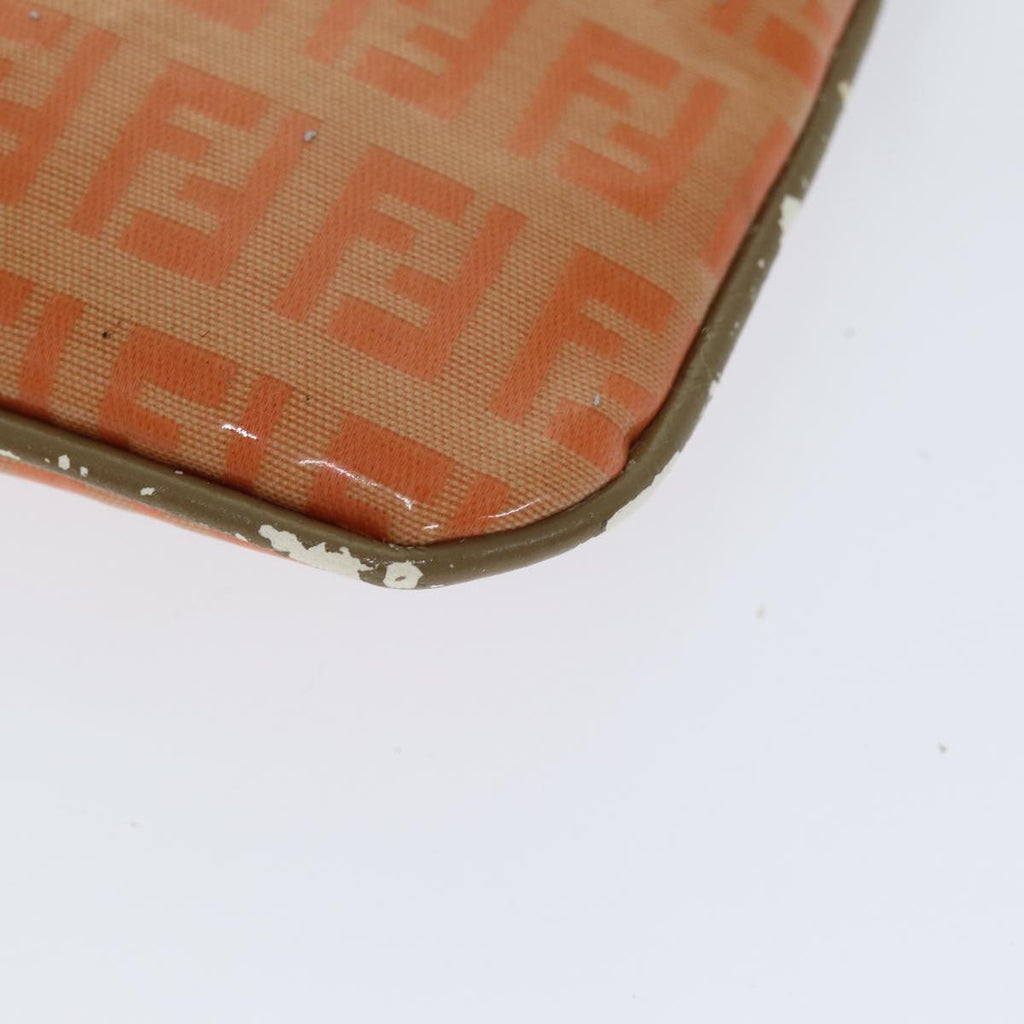 FENDI Mamma Baguette Zucchino Shoulder Bag Enamel Orangeyk13461